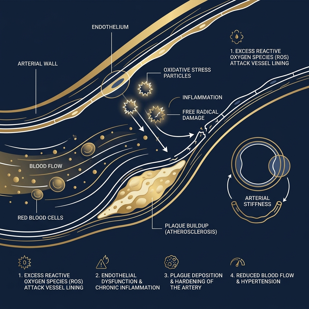 NOX4-derived ROS and atherogenesis (schematic)