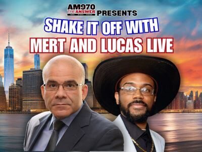 Logo or thumbnail for AM970 The Answer 'Shake It Off with Mert and Lucas Live!'